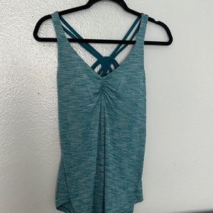 Lululemon Open back flow tank top.